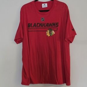 Fanatics Unisex Red Blackhawks T-Shirt